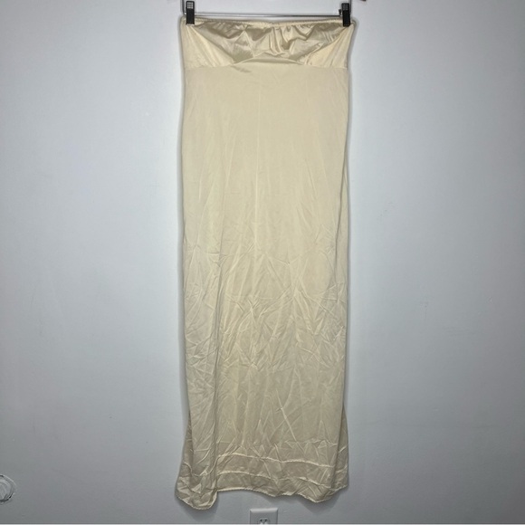 Vintage wonder maid strapless slip gown no cling USA union made size 36 - Picture 1 of 7